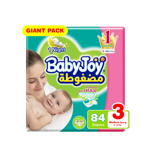 Baby Joy Diaper Size 3 Medium 6-12kg Giant Pack