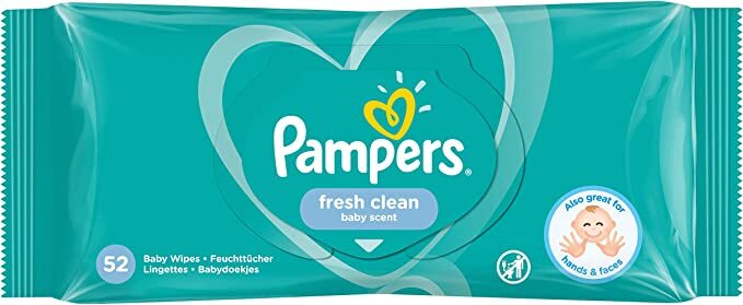 Pampers 52's Fresh Clean Baby Wipes