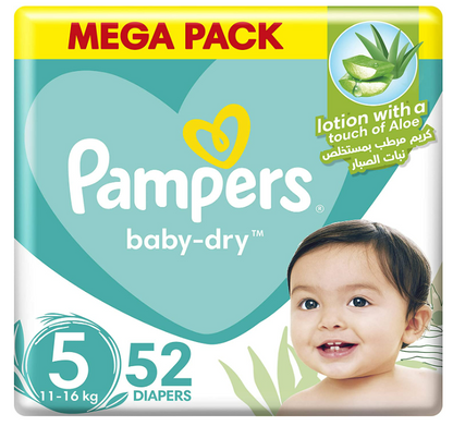 Pampers - Baby Dry - Diaper (11-16 KG) Size 5